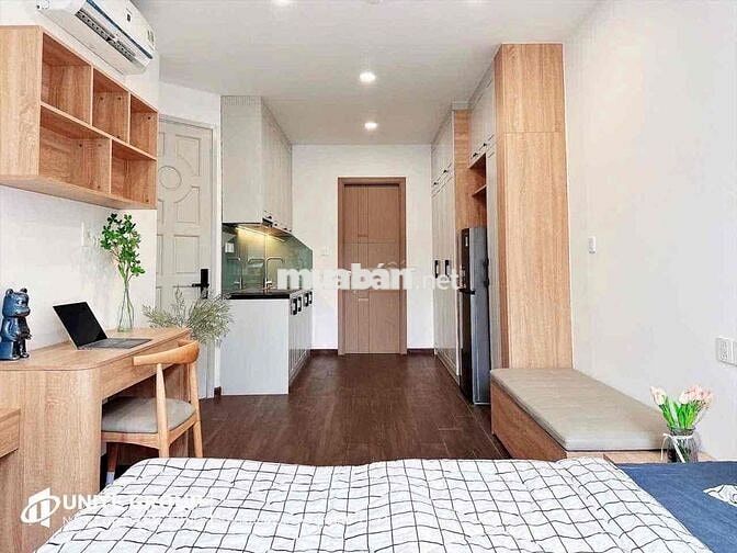 Phòng cho thuê Bình Thạnh gần Hàng Xanh_Full nội thất, cửa sổ lớn