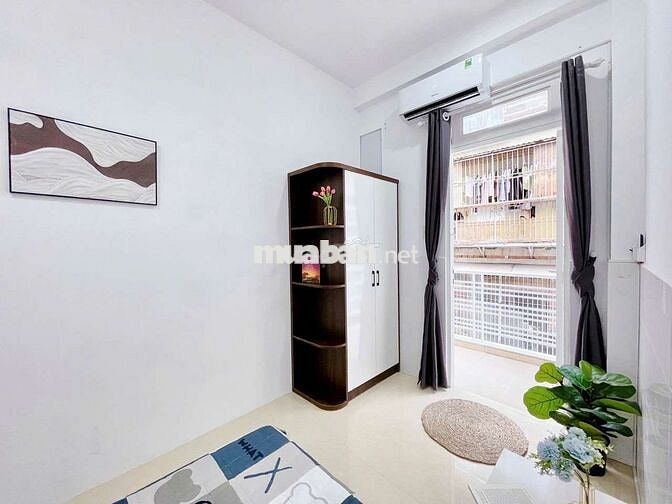 🏡2PN ban công cửa sổ máy giặt riêng full nội thất gần Bùi Viện