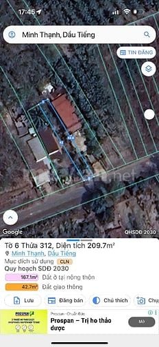 ĐẤT NGAY MẶT TIỀN ĐƯỜNG NHỰA DH707 CHỈ 840TR