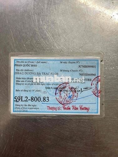 FUTURE Fi 2018 TP HỖ TRỢ TRẢ GÓP OĐ CÓ GL ĐỖI XE