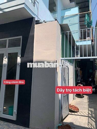 nhà 2 tầng sạch sẽ + 5 phòng trọ dt đất 100m2 ngang gần 7m