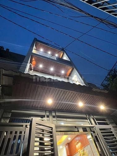 5,77 Tỷ Nhà sát hẻm xe hơi  3,8 x 10 ( 2 lầu đúc ) 4PN sổ hồng riêng 