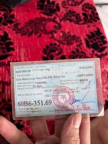 Cần tiền bán gấp sirius 2016