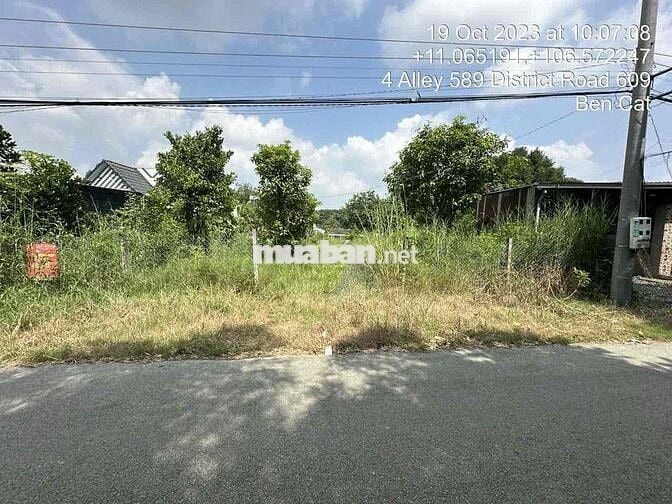 Ngân hàng thanh lý 1.374 m² đất mặt tiền tại Bến Cát, BD