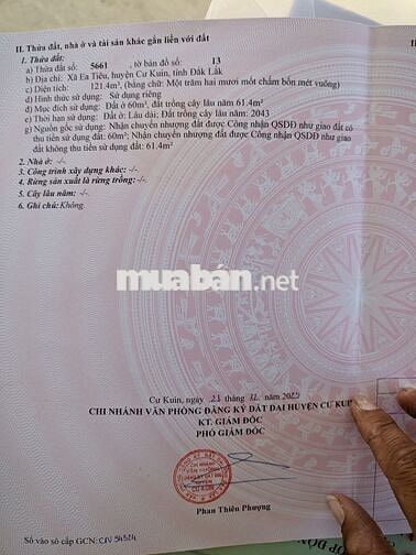 Đất thổ cư 5x24 ven TP.Buôn Ma Thuột,Đắc Lắc chỉ 390 triệu TL