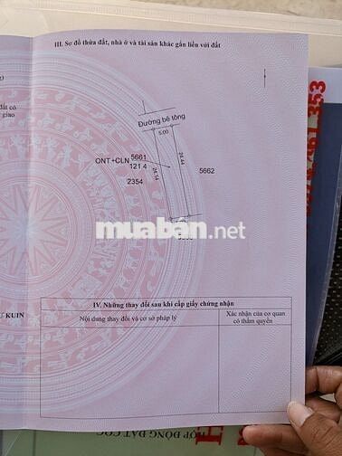 Đất thổ cư 5x24 ven TP.Buôn Ma Thuột,Đắc Lắc chỉ 390 triệu TL