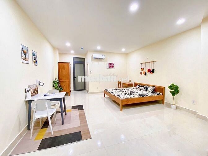PHÒNG STUDIO BANCOL FULL NỘI THẤT SIÊU MỚI CÓ THANG MÁY NGAY CẦU CHỮ Y