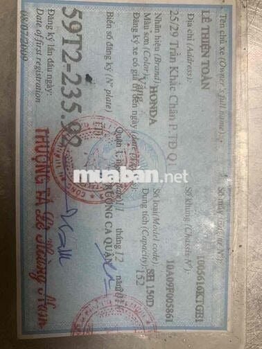 Định cư nước ngoài cần bán gấp SH Ý 2009