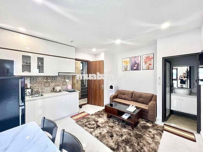 Cho Thuê Căn Hộ Cao Cấp 40m2 1n1k full đồ ngõ 285 Đội Cấn