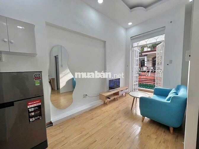 Căn Hộ 1 Phòng Ngủ 45M2 Ban Công Ngay Tại Trung Tâm Quận Bình Thạnh