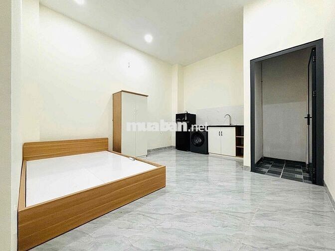 phòng Studio full nội thất rộng 25m2 nằm ngay ĐH NTTU Q12