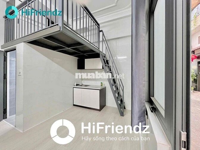 Duplex gác cao mặt tiền hẻm, có thể kinh doanh gần CV Lê Thị Riêng