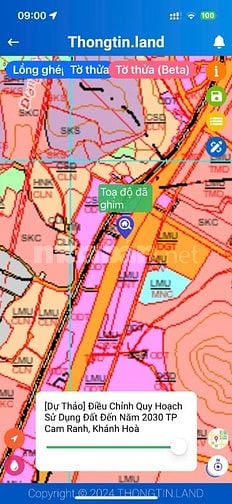 Đất sổ đỏ QL1A 2800m2 Cam Ranh Khánh Hoà 