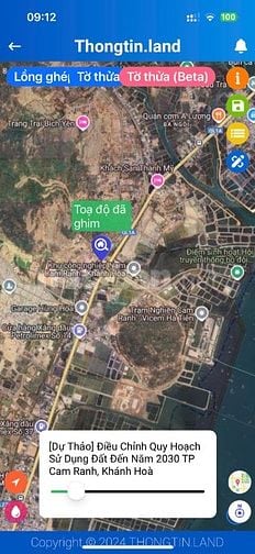 Đất sổ đỏ QL1A 2800m2 Cam Ranh Khánh Hoà 