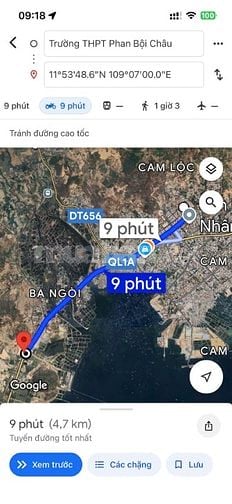 Đất sổ đỏ QL1A 2800m2 Cam Ranh Khánh Hoà 