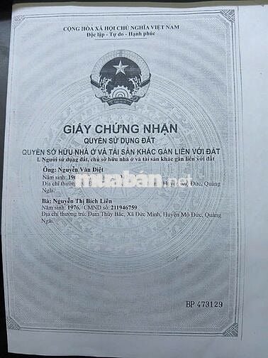 bán nhà địa chỉ 6 liên khu 2-10 Quận Bình Tân