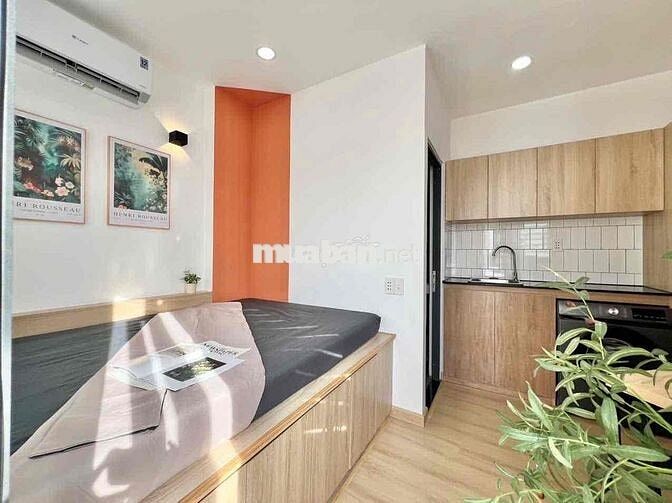 CĂN HỘ DỊCH VỤ MỚI - STUDIO FULL NỘI THẤT - MÁY GIẶT RIÊNG