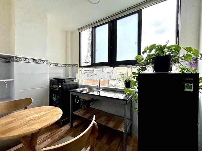 🌈 Đúng Giá Căn Hộ 1PN - Tách Bếp , Ban Công , Máy Giặt Riêng New 100%