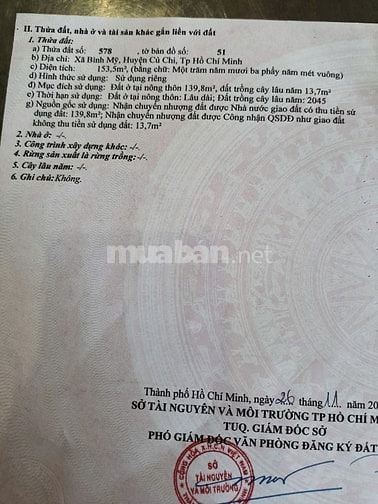 Bán đất mặt tiền đường 152 (Rạch Cầu Sập), Bình Mỹ, Củ Chi, 5x32m, 3tỷ