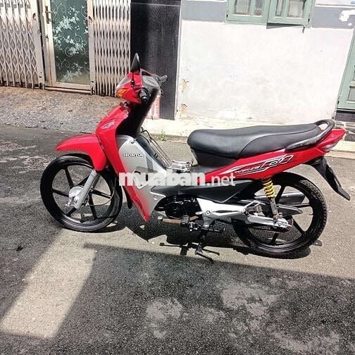 Xe wave alpha 50cc màu đỏ bánh mâm thắng đùm bstp