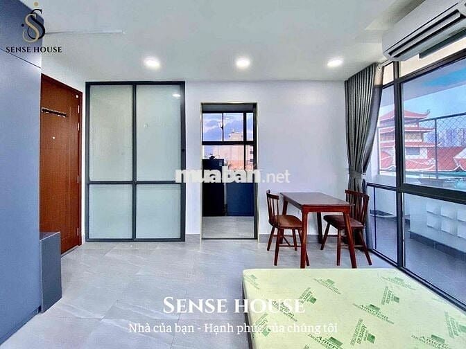 Penthouse 1PN tách bếp, full NT, ban công siêu chill ngay Luỹ Bán Bích
