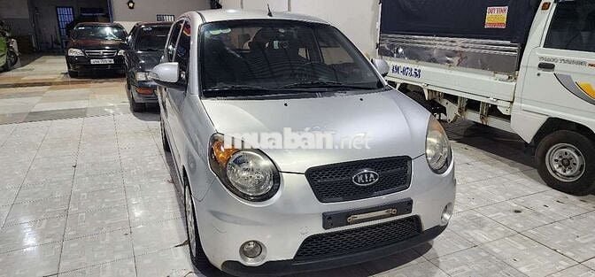 Kia Morning SLX 2008 số tự động màu bạc