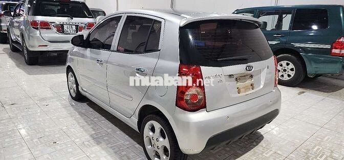 Kia Morning SLX 2008 số tự động màu bạc