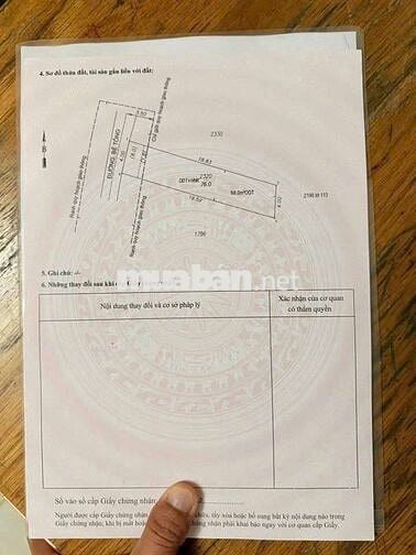 Bán nhà sổ riêng 76m,4×18 TC 68m,3 pn,2 toilet