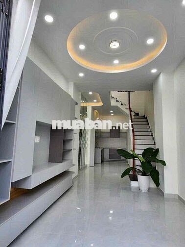 NHÀ MẶT TIỀN TRUNG MỸ TÂY 10 Q12- DT 8TR/THÁNG-44M2-3 TẦNG-4,1 TỶ