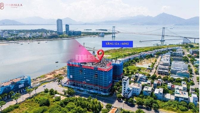 Bán gấp căn hộ 2PN Peninsula Đà Nẵng, view trực diện sông, sổ vĩnh vễn