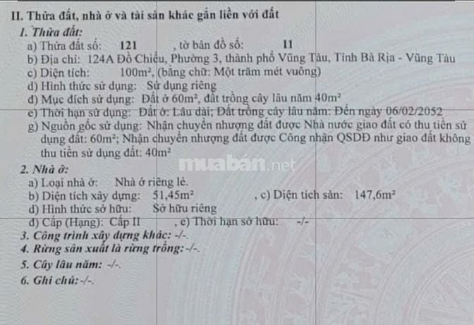 NHÀ MẶT TIỀN ĐƯỜNG ĐỒ CHIỂU P3 VT
