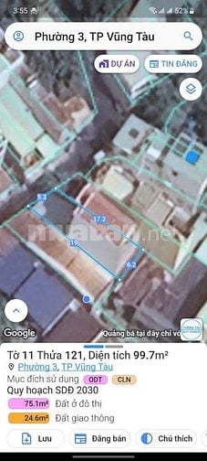 NHÀ MẶT TIỀN ĐƯỜNG ĐỒ CHIỂU P3 VT