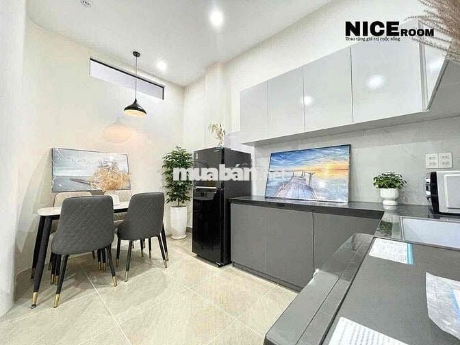 Căn Hộ 1Pn Mới Ban công, Full nội thất gần Ngã Tư Hàng Xanh, Giáp Q1