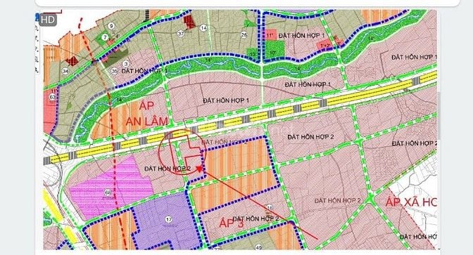  Bán đất song hành Cao tốc, x.Long An, Long Thành: 46.293m2, giá 108tỷ
