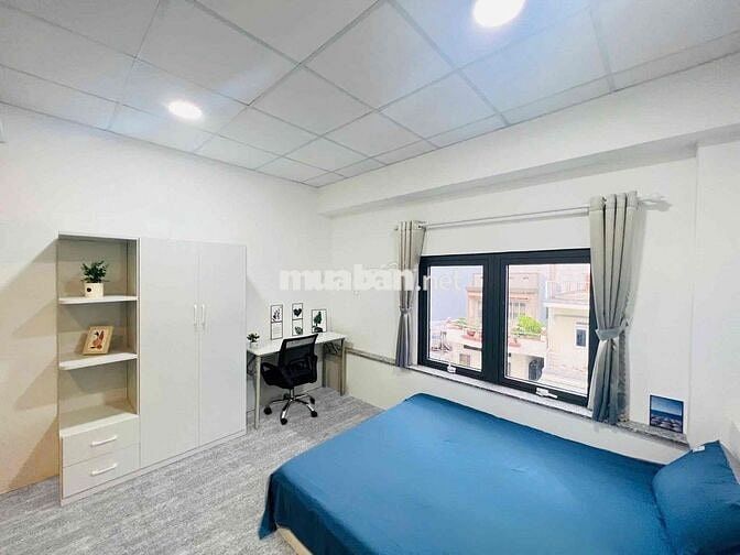 CHO THUÊ PHÒNG 40M2 FULL NỘI THẤT NGAY CẦU THỊ NGHÈ BÌNH THẠNH DI Q1