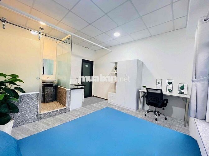 CHO THUÊ PHÒNG 40M2 FULL NỘI THẤT NGAY CẦU THỊ NGHÈ BÌNH THẠNH DI Q1