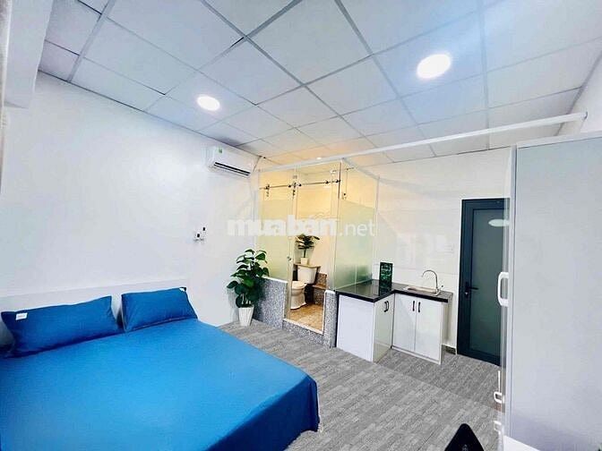 CHO THUÊ PHÒNG 40M2 FULL NỘI THẤT NGAY CẦU THỊ NGHÈ BÌNH THẠNH DI Q1