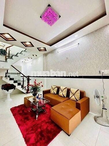 NHÀ CÁCH HẺM XE HƠI 50M KHU VỰC AN NINH DÂN TRÍ CAO FUNL NỘI THẤT