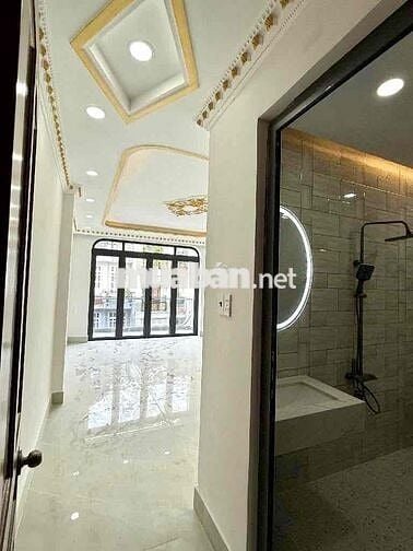 Mặt tiền kinh doanh chợ An Dương Vương - nhà mới - 4 tầng- thang máy