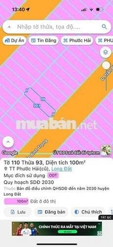 CÒN 2 LÔ LIÊN KỀ SIÊU RẺ - TÁI ĐỊNH CƯ PHƯỚC HẢI -ĐI BỘ RA QUẢNG TR