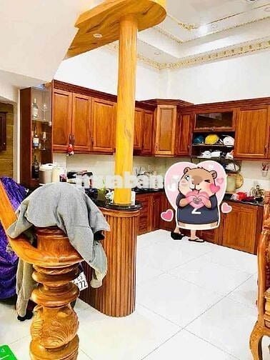 Nhà Bông Sao, Mới Tặng Full Nội thất, 75m2, Ngang 5,6m