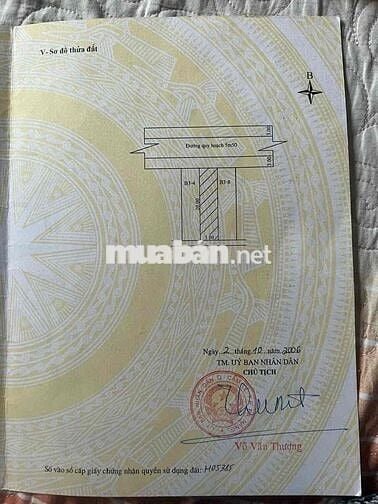 bán nhanh lô Bùi Vịnh chính chủ đăng