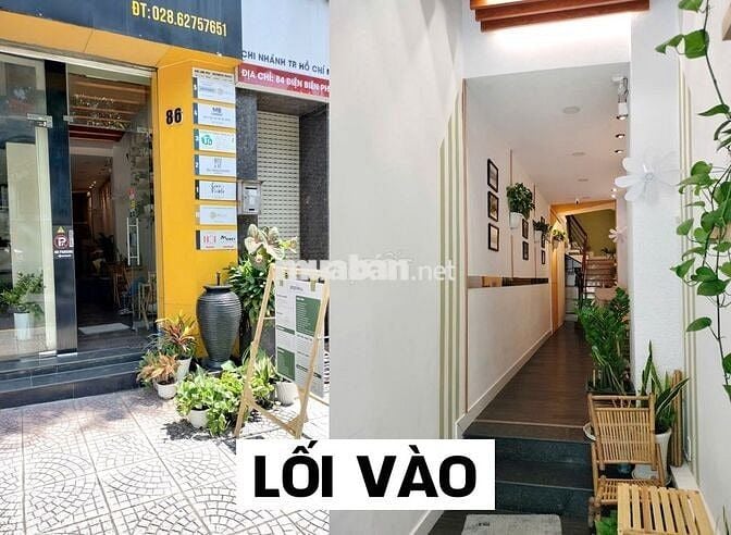 CHO THUÊ TẦNG 2 MẶT BẰNG KINH DOANH - VĂN PHÒNG ĐIỆN BIÊN PHỦ Q1