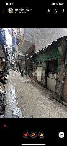 Bán nhà số 88 Giếng Mứt, Hai Bà Trưng, DT 48,9m2, nở hậu, ngõ 3m