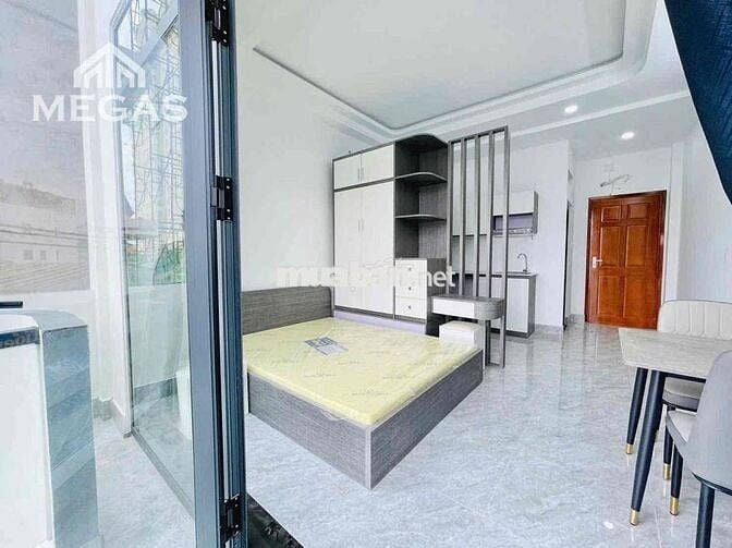 STUDIO BAN CÔNG - FULL NỘI THẤT - NHÀ MỚI 100% - NGAY LÊ VĂN QUỚI