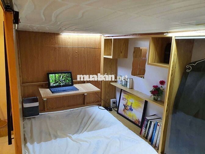 Sleepbox cho thuê theo ngày hoặc tháng, giờ giấc tự do, full nội thất