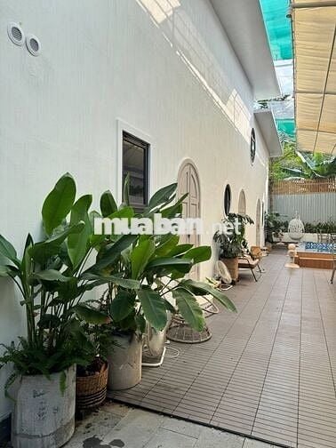 Villa sân vườn đầy đủ tiện nghi với hồ bơi, BBQ ngoài trời.