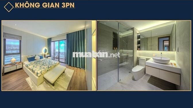 Căn hộ cao cấp 73,76m2 2PN thuộc Kita Air Port City P.Bình Thủy, TP.CT