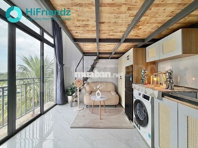 DUPLEX FULL NỘI THẤT BAN CÔNG MỚI XÂY VƯỜN LÀI GẦN ĐH NGUYỄN TẤT THÀNH