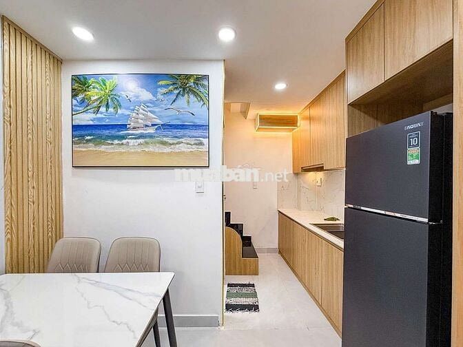 Siêu phâm 3 tầng Nguyễn Hữu Cảnh.2 PN.3WC. Full Nội Thất Cạnh Quận 1